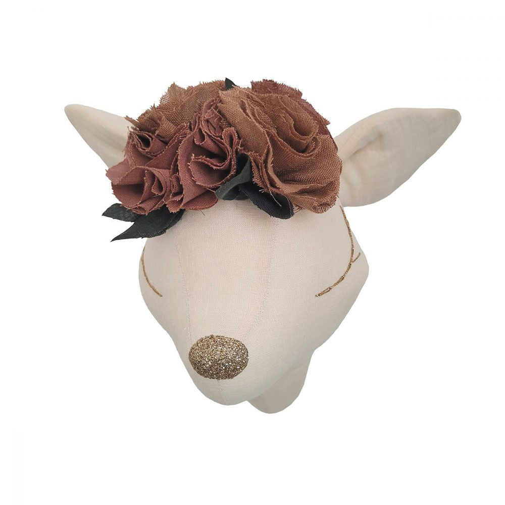 PRE-ORDER | linen Deer | kids room wall decor