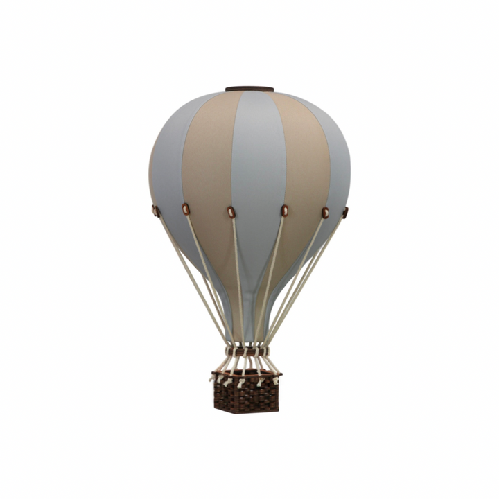 Small - SB740 Blue & Beige Decorative Hot Air Balloon