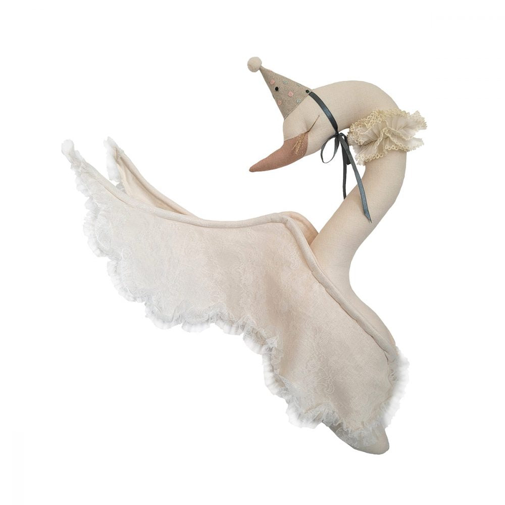 Linen Swan - Beige Cap