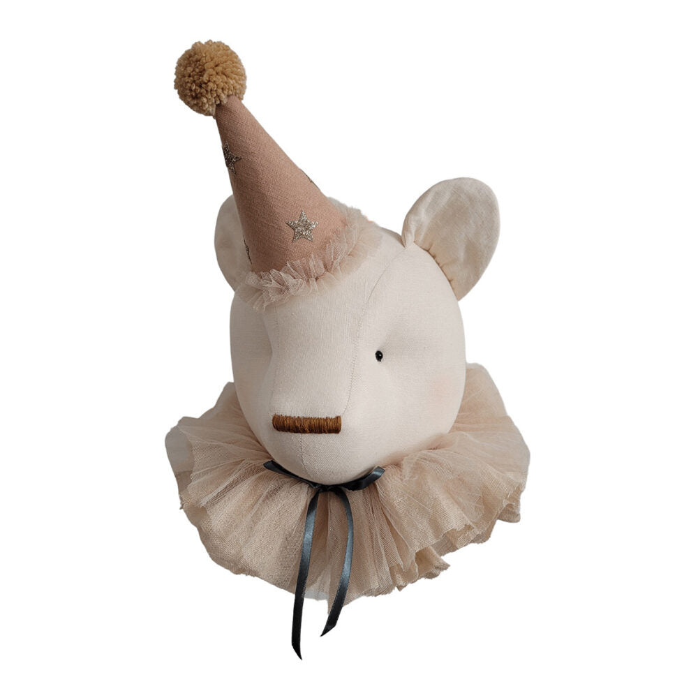 Linen Bear Wall Hanging - Star Cap