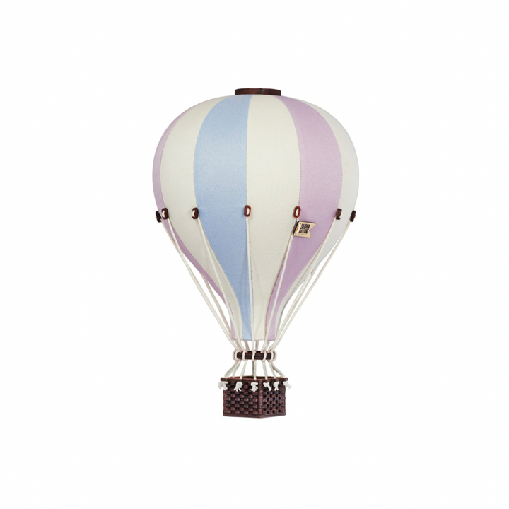 Small - SB771 Blue & Lilac Decorative Hot Air Balloon