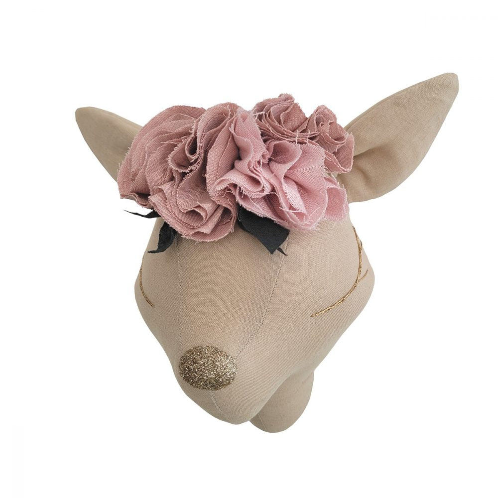 PRE-ORDER | linen Deer | kids room wall decor