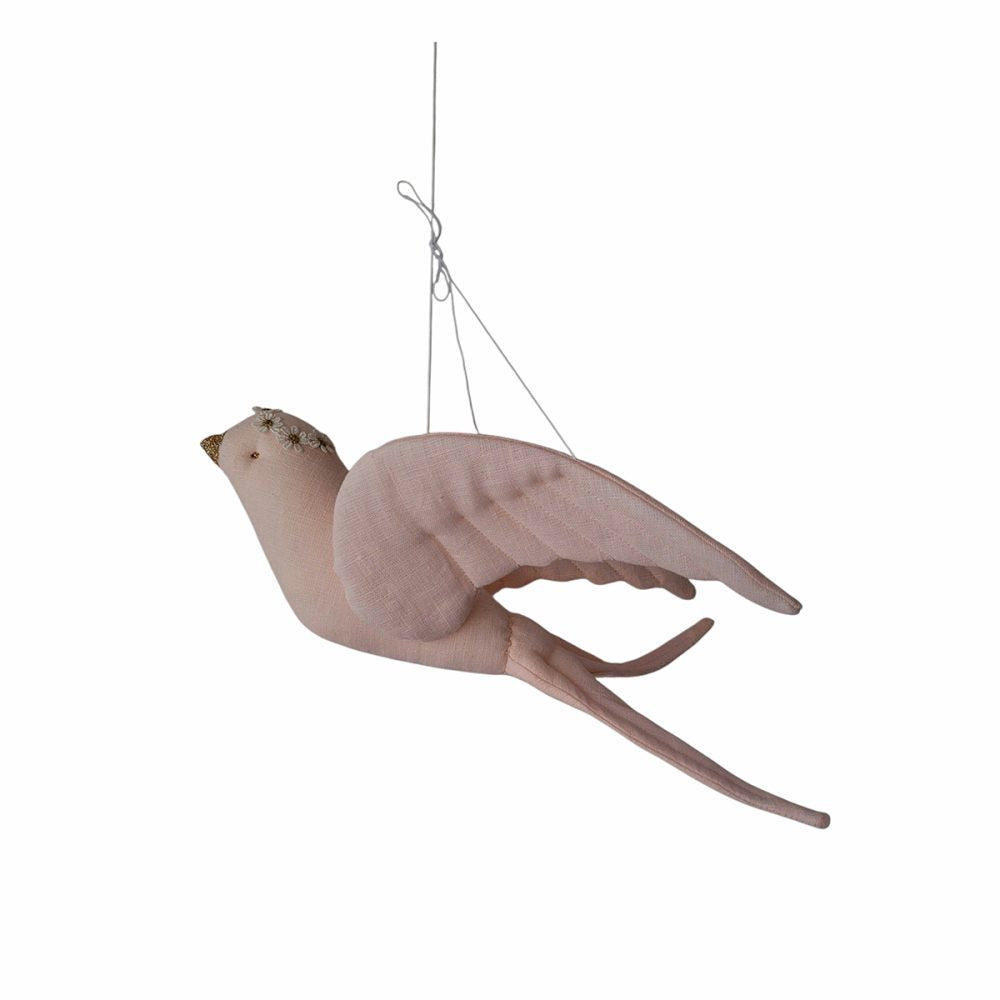 PRE-ORDER | Linen Swallow Hanging Decor | Nursery & Kids Room