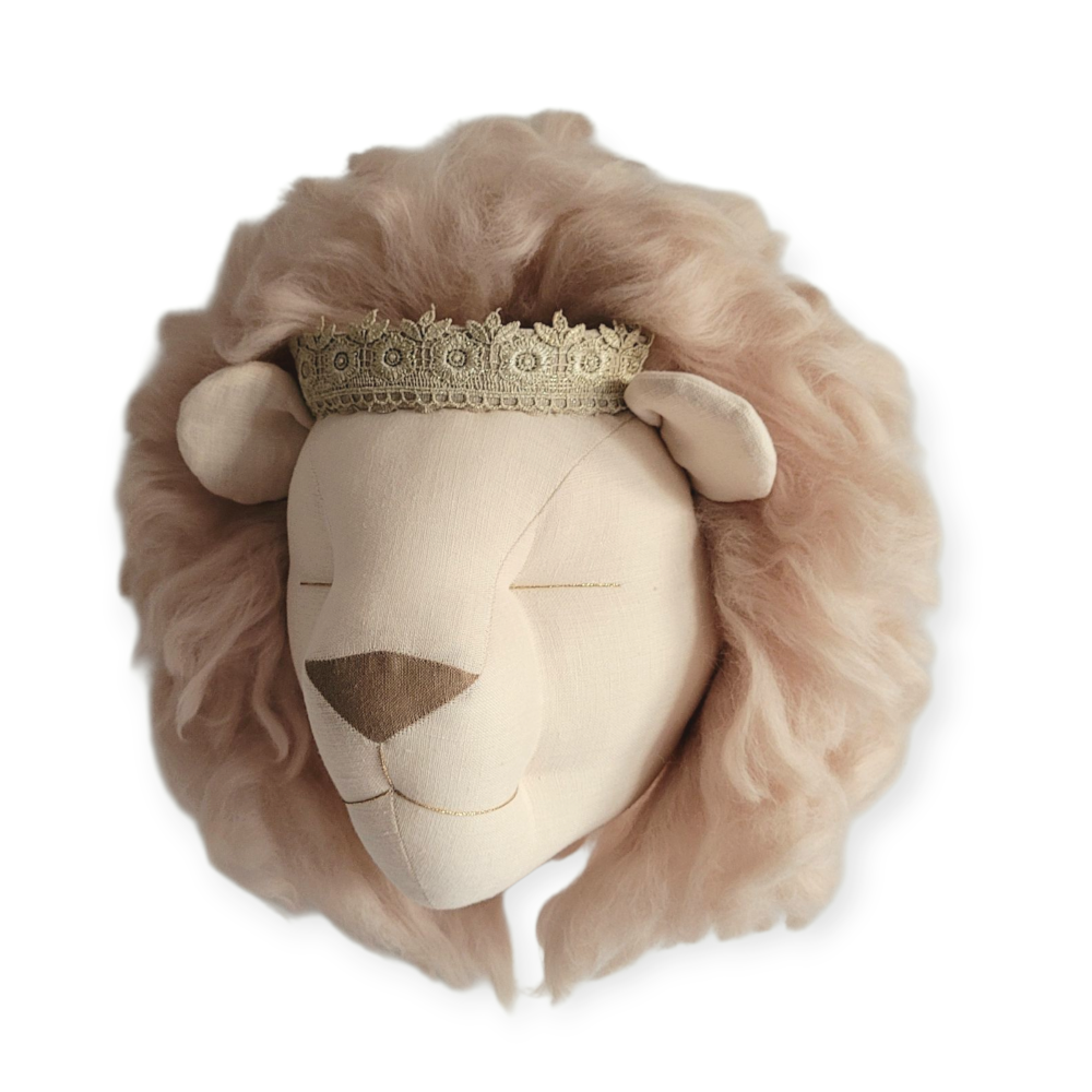 PRE-ORDER | Linen Lion | CHILDREN’S ROOM DECOR