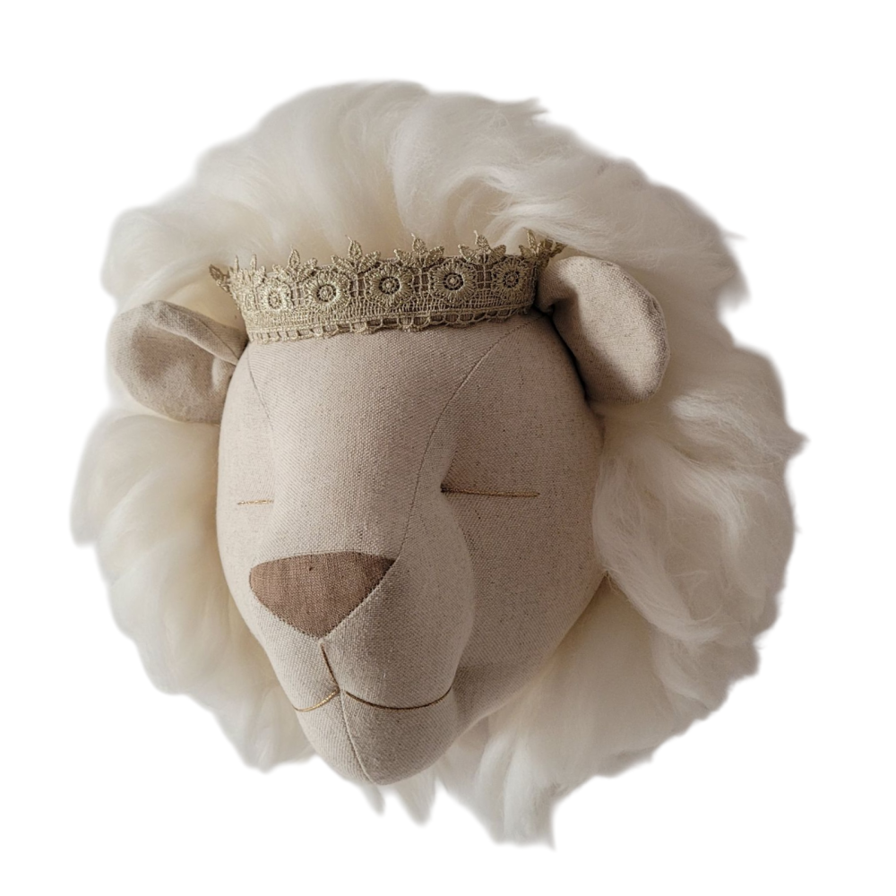 PRE-ORDER | Linen Lion | CHILDREN’S ROOM DECOR