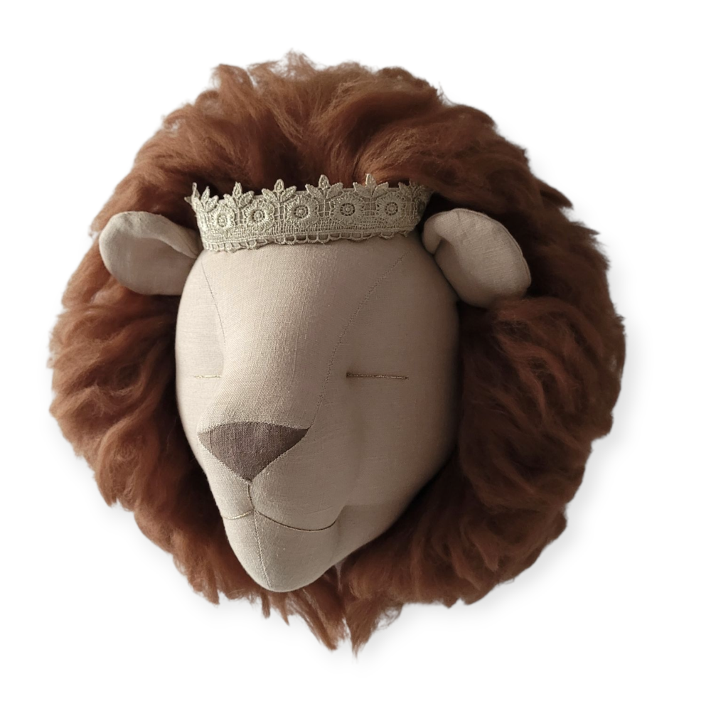 PRE-ORDER | Linen Lion | CHILDREN’S ROOM DECOR