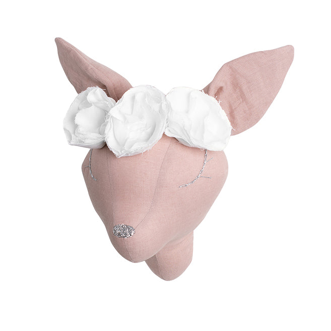 PRE-ORDER | linen Deer | kids room wall decor
