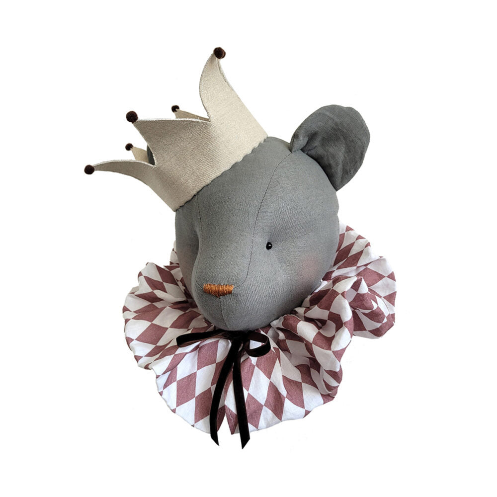 Linen Bear Wall Hanging - Graphite
